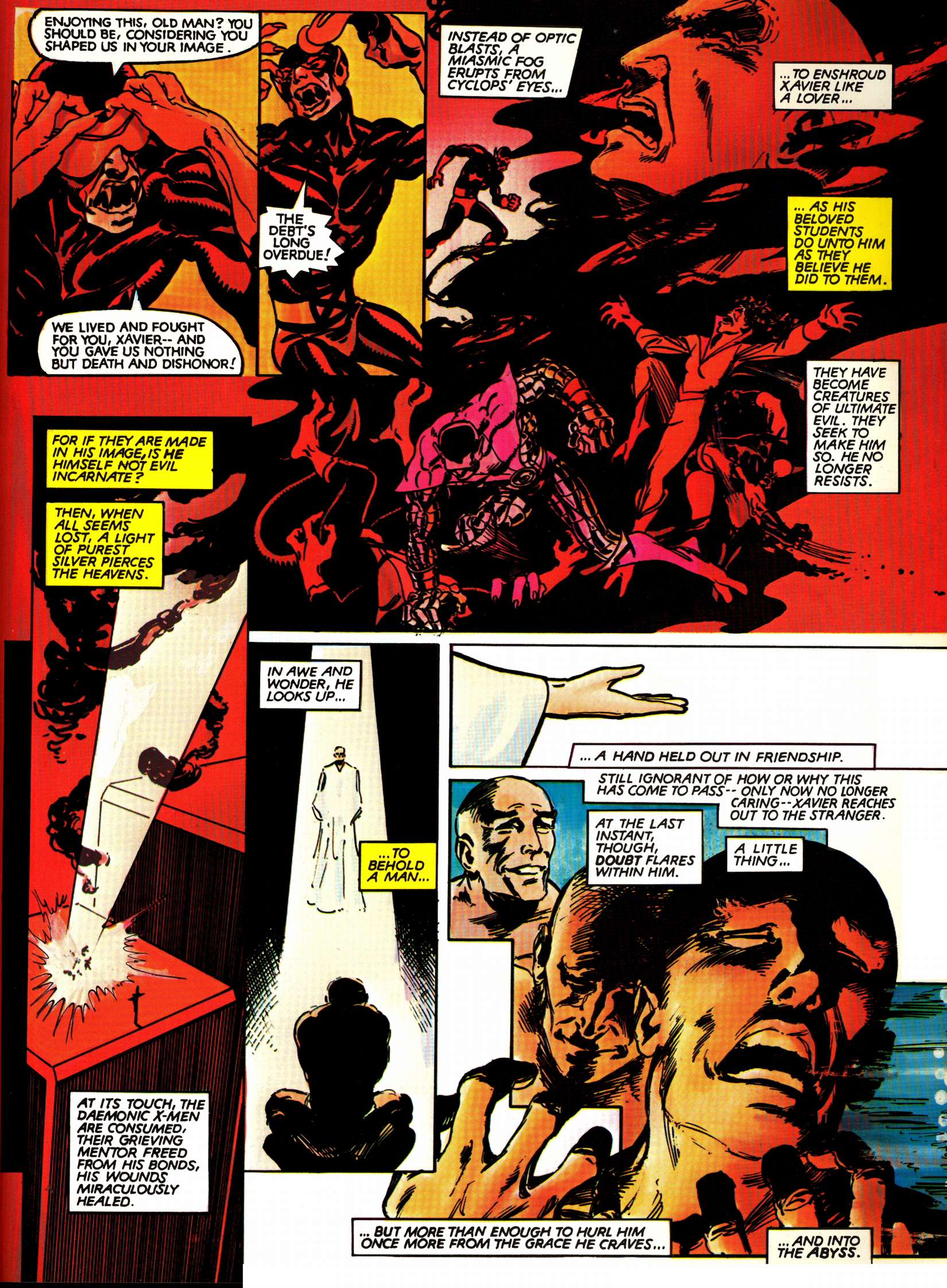 Read online Marvel Graphic Novel comic -  Issue #5 - X-Men - God Loves, Man Kills - 32