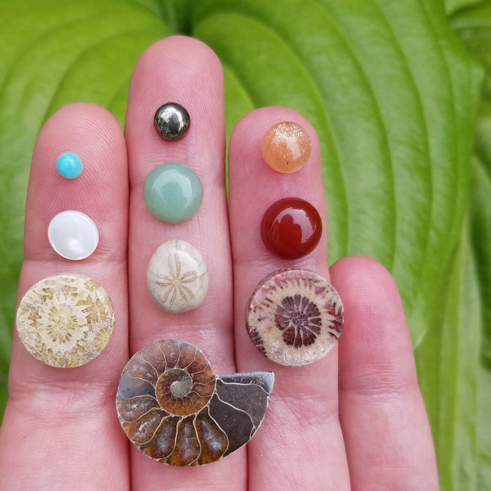 Metal Musing Ocean Treasures Choosing Stones for the Seaside Collection