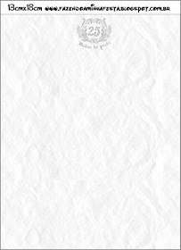 25 Aniversario: Sobres e Invitaciones o Tarjetas para Imprimir Gratis. 