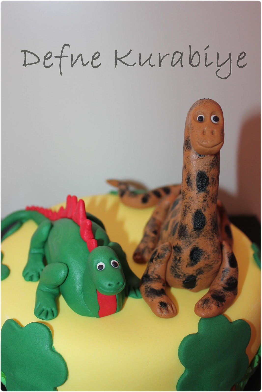 defne kurabiye Dinozor pasta)