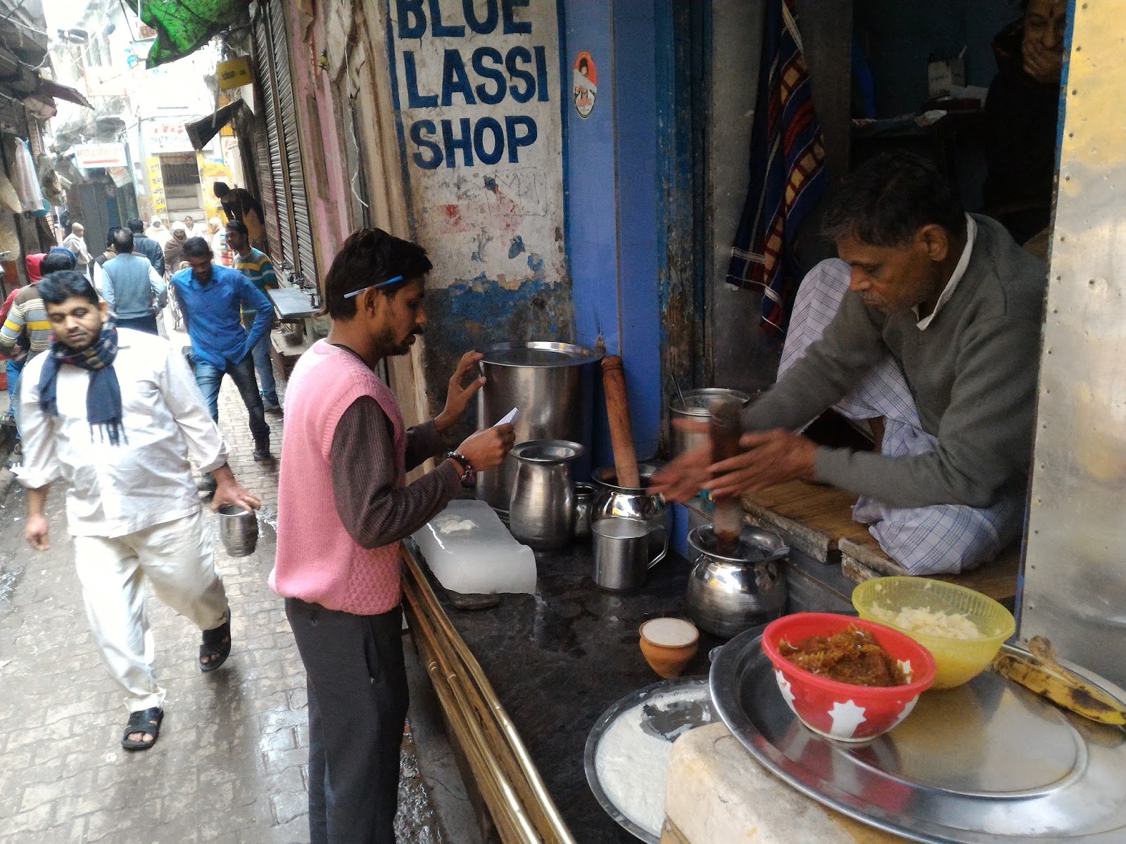 wanderlust THE BLUE LASSI SHOP, VARANASI