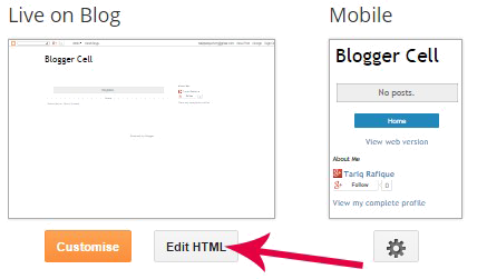 edit html