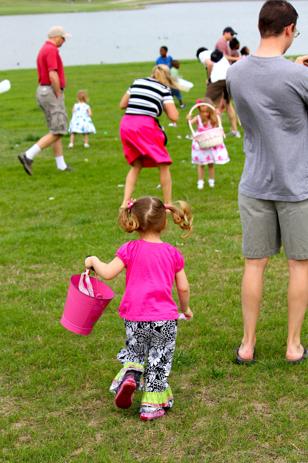 Brett, M, and our Irish Twins Castle Hills Easter Egg Hunt 2012
