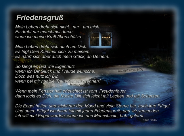 Friedensgruss Kunst Vom Hof