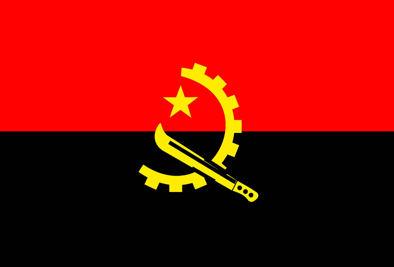 Angola Flag ~ All Country Flag
