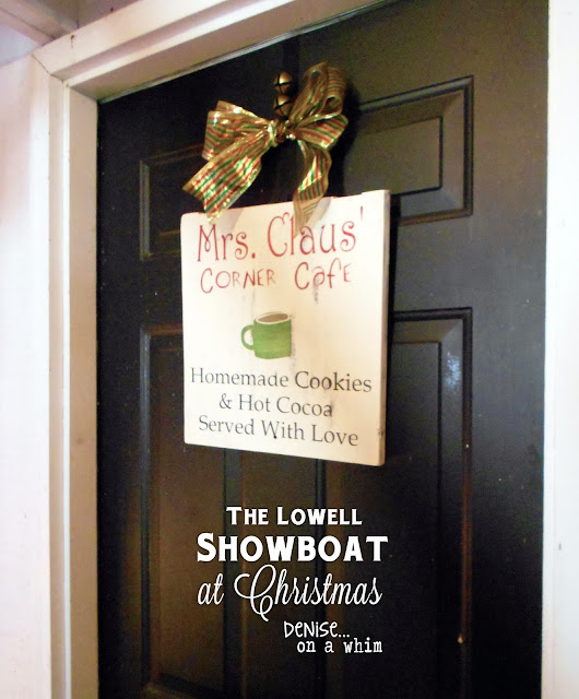 The Cookie Room on the Lowell Showboat at Christmas via http://deniseonawhim.blogspot.com