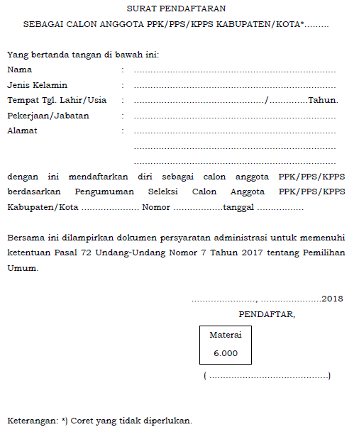 contoh surat pernyataan calistung kpps contoh surat pernyataan calistung kpps