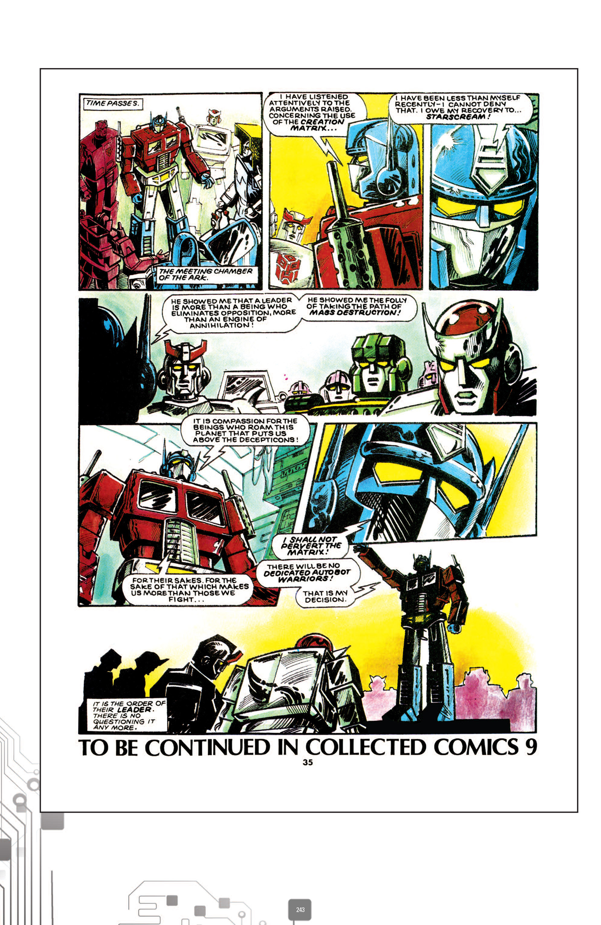 Read online The Transformers Classics UK comic -  Issue # TPB 1 - 244