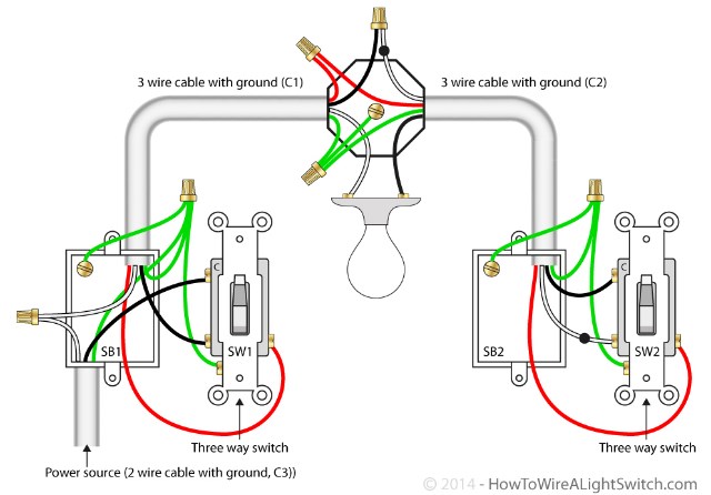 3 Way Dimmer Switch Wiring Diagram - Home Wiring Diagram