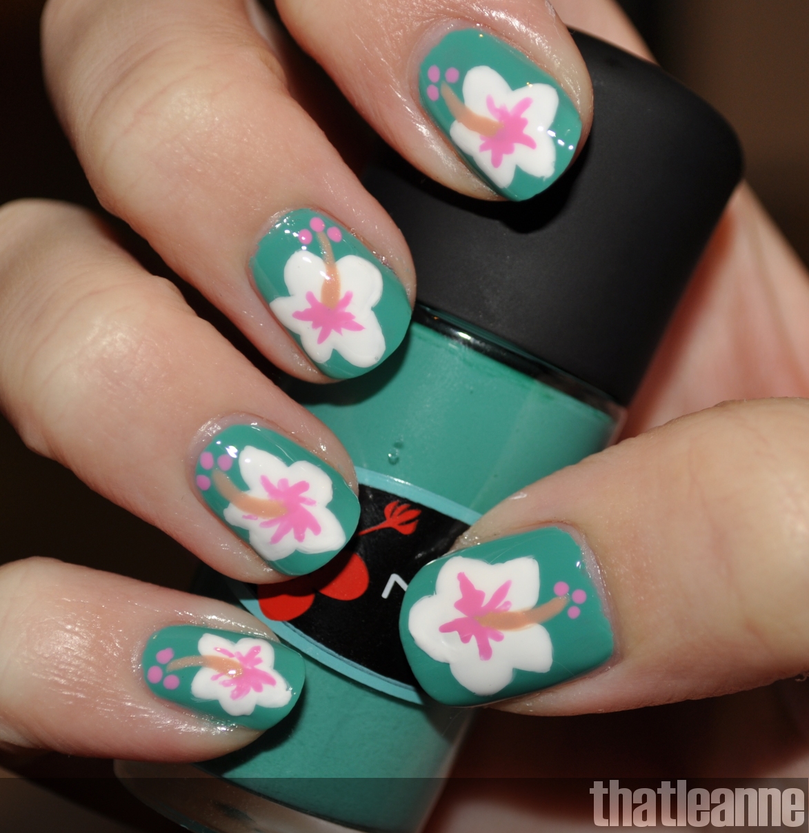 thatleanne: MAC Surf Baby Nail Polish Swatches, Hibiscus Nail Art and ...