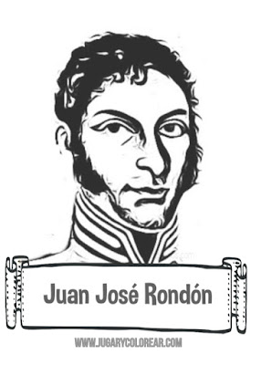 Dibujo para colorear de Juan José Rondón 