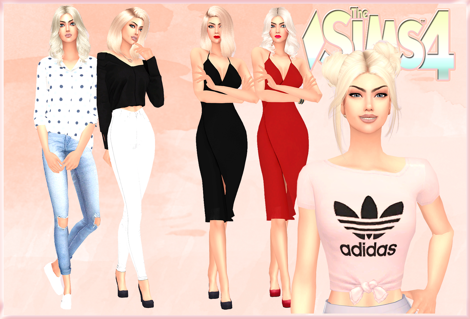 Mody Do The Sims 4 Ubrania Sims 4 BLOG - Blog Mai: 05. MODS CC LIST - Nowe fryzurki i kilka nowych