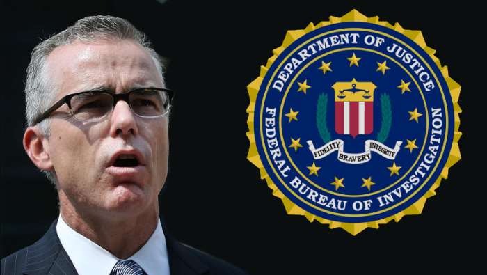 ANDREW MCCABE FORCED OUT