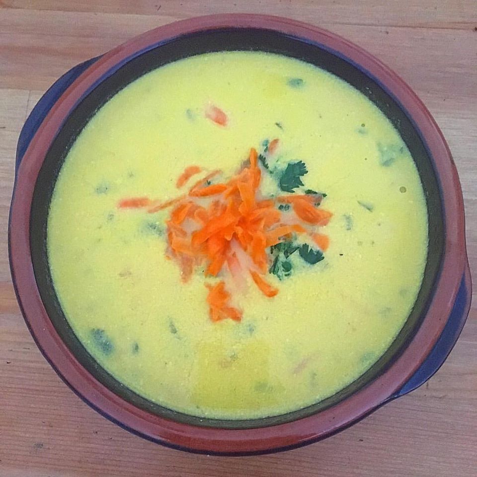 MATTYB BAKES SUPER SLOW COOKED CARROT AND CORIANDER SOUP