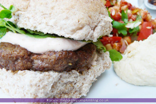 Moroccan Lamb Burgers at The Purple Pumpkin Blog