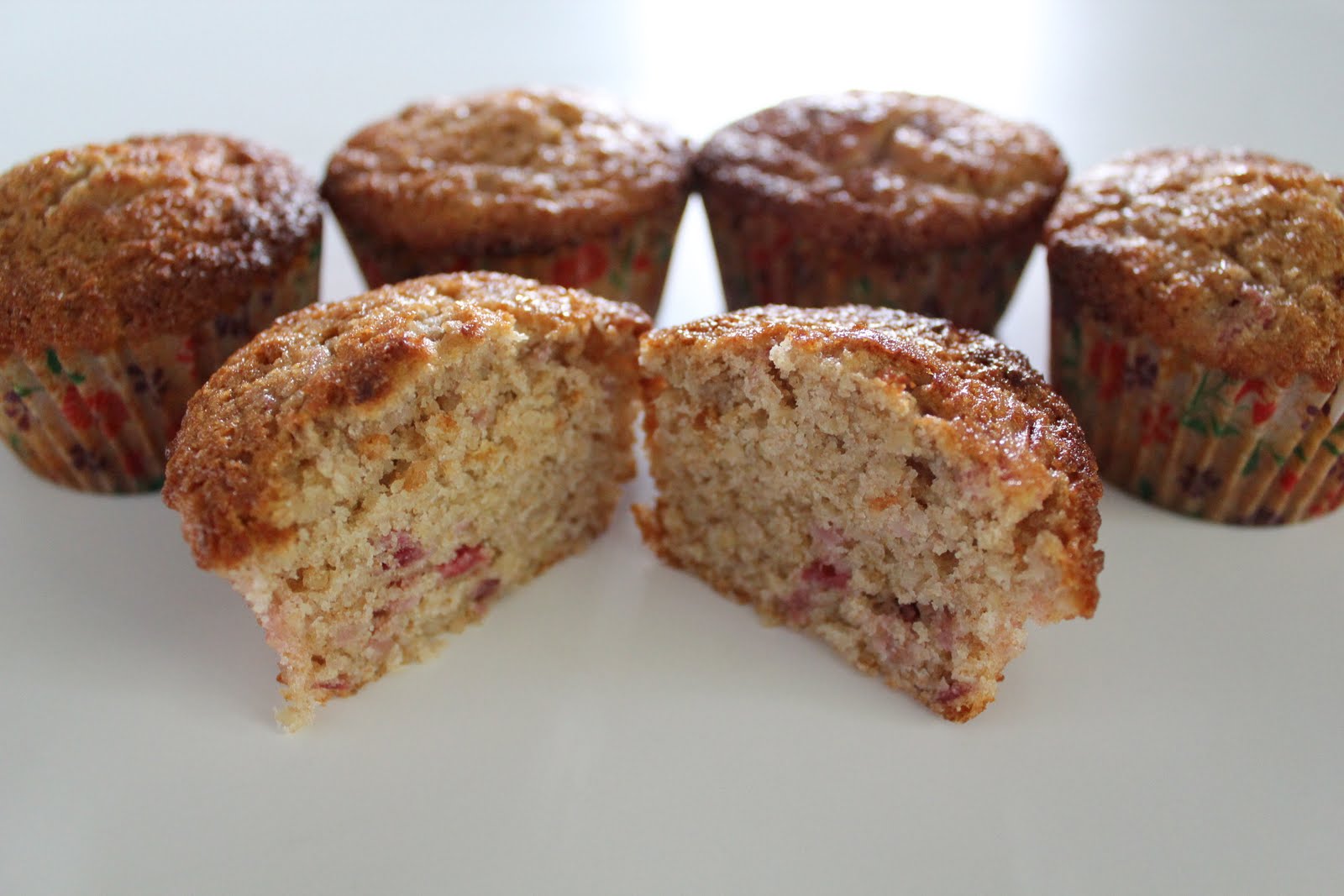 Feeding The Creeks Rhubarb Muffins