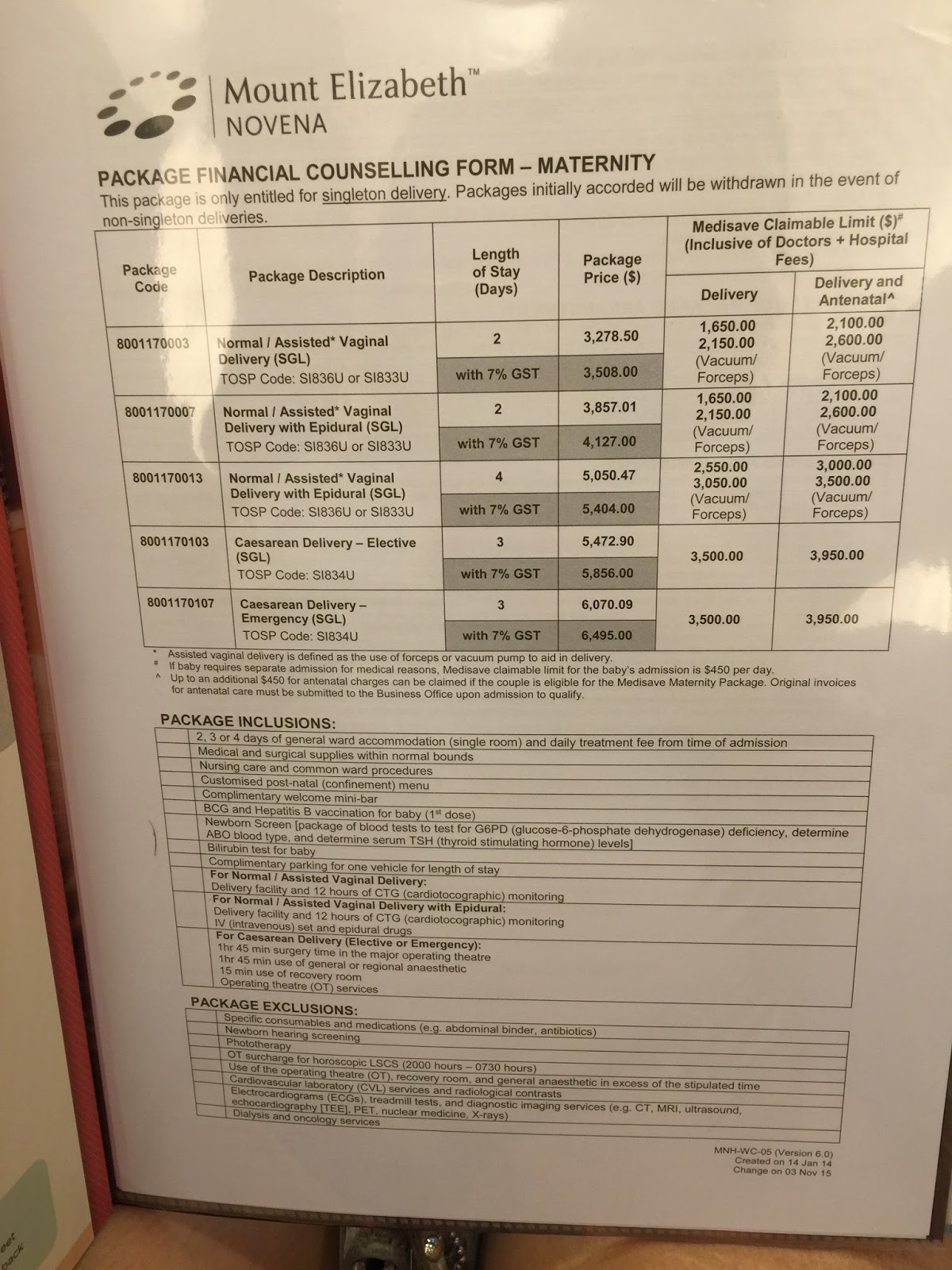 Hospital Tour Part 1 Mount Elizabeth Novena