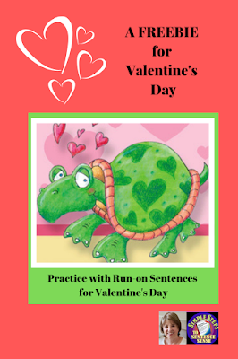 A freebie for Valentine's Day Correcting Run-on Sentences