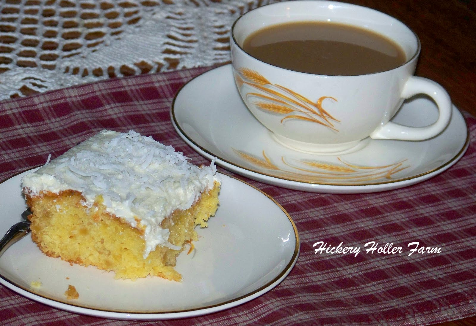 Hickery Holler Farm Zucchini Pineapple Cake