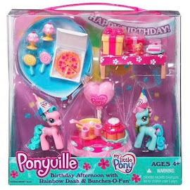 My Little Pony Rainbow Dash Birthday Afternoon Accessory Playsets Ponyville Figure