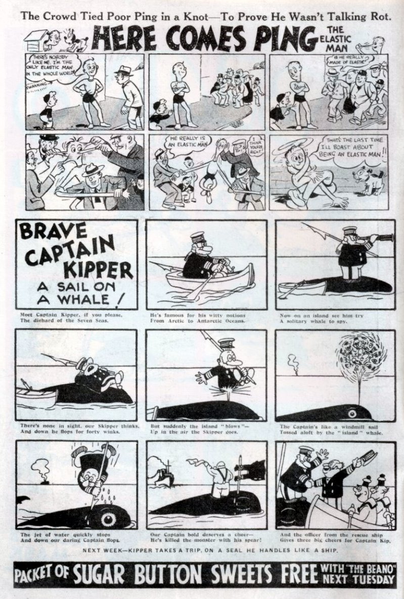 CRIVENS! COMICS & STUFF! THE UNEXPURGATED BEANO NUMBER ONE...