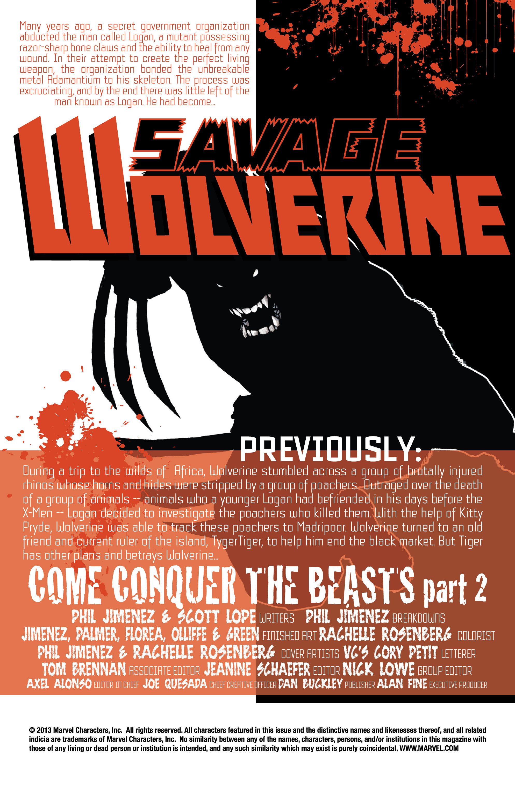 Read online Savage Wolverine comic -  Issue #13 - 2