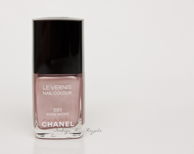Indigo Royale: CHANEL IN ROSE MOIRÉ (593) FROM ROUGE ALLURE MOIRÉ COLLECTION