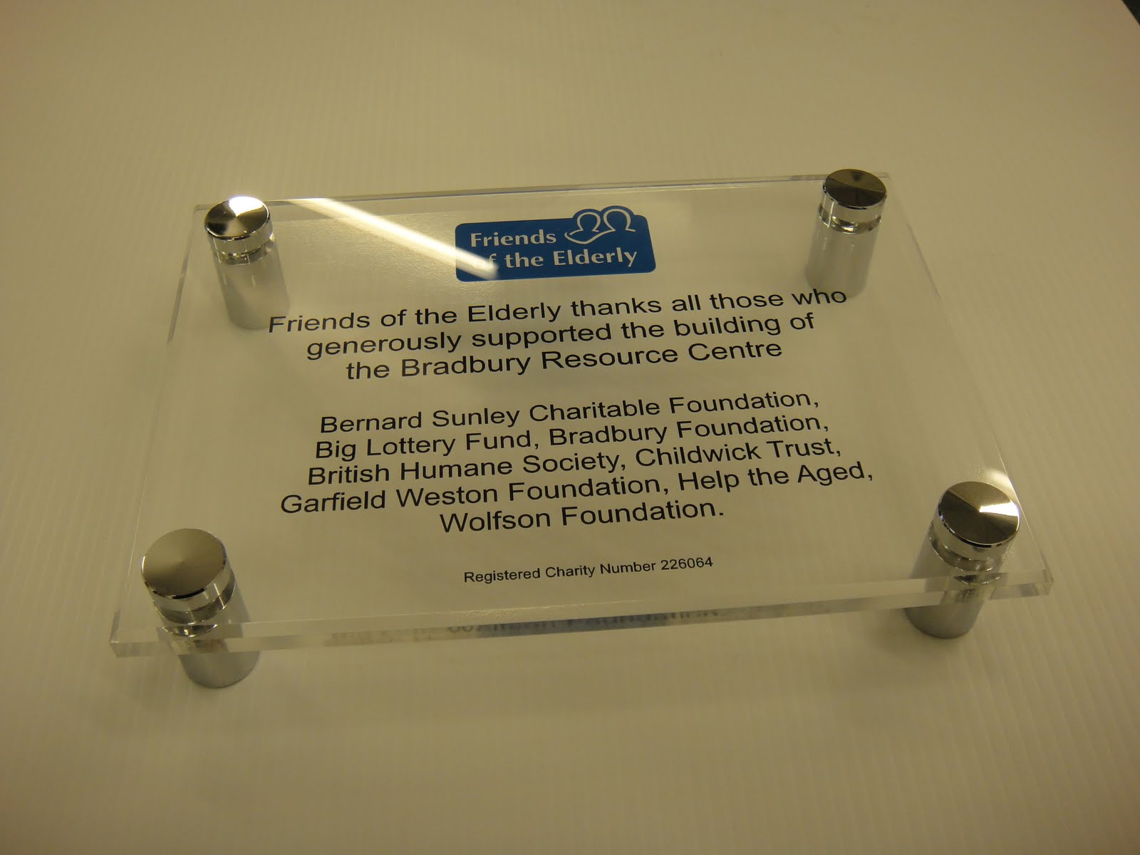 Signage work by Creative Sign and Design Ltd, Warwickshire Perspex