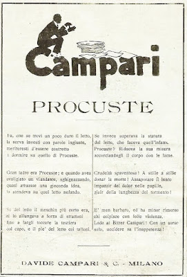 Campari Ads | Illustrations by Fortunato Depero, 1926-28 10 Campari Ads | Illustrations by Fortunato Depero, 1926-28 W4067%2BCAMPARI%2B %2BProcuste%2B %2BPubblicit%25C3%25A0%2Bdel%2B1930