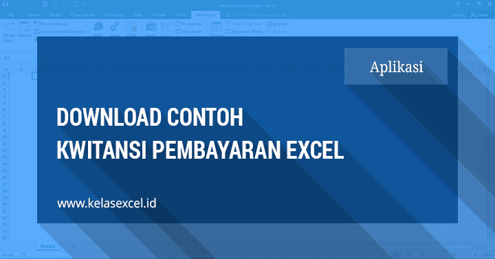 Download Contoh Kwitansi Pembayaran Excel