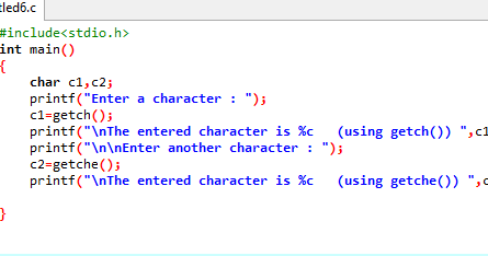 Difference between getch() and gethe() function - Let's Learn Computer ...