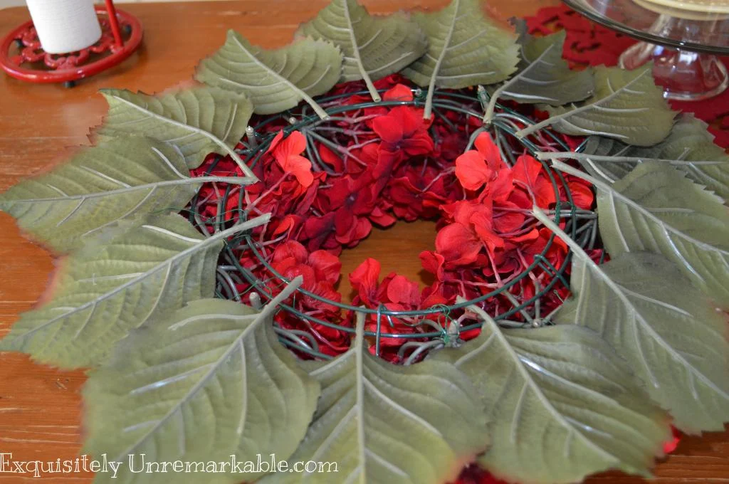 make a hydrangea wreath