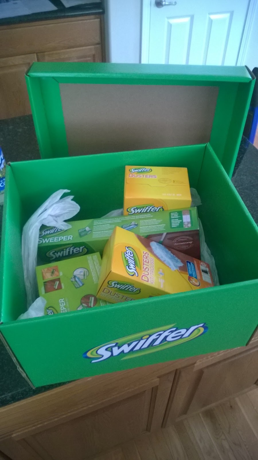 swiffer big green box Little Birdie Secrets
