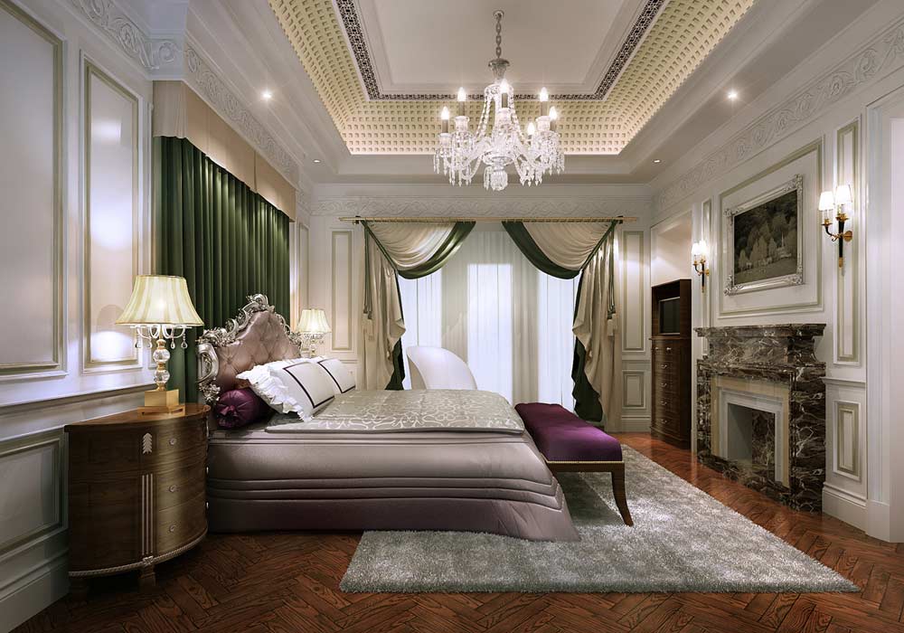 Luxury classic bedroom design ideas and furniture 2019