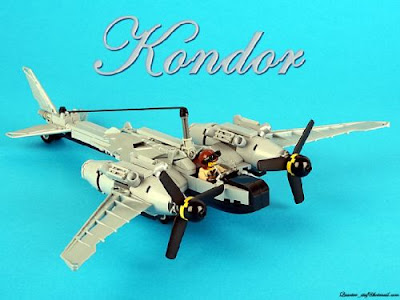 Kondor, lego steampunk fighter