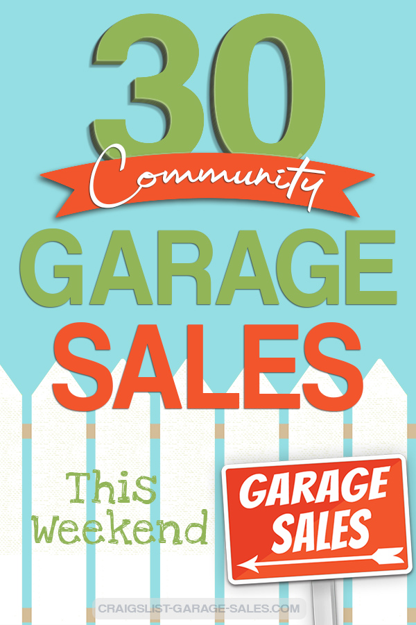Citywide & Neighborhood Garage Sales | April 25-27 ...