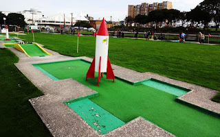 The Masters Putting Green Crazy Golf course in Southport