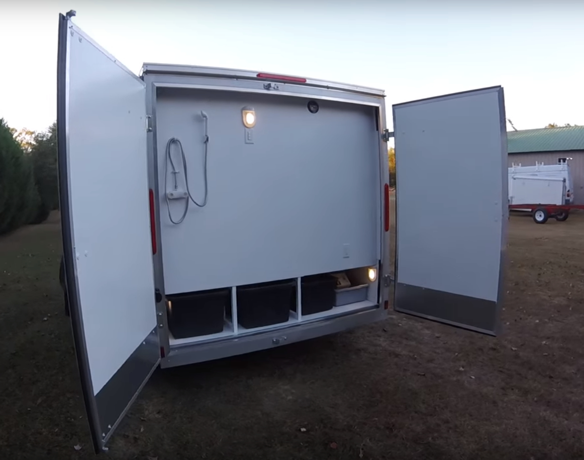 Love these Cargo Trailer conversions Cozy