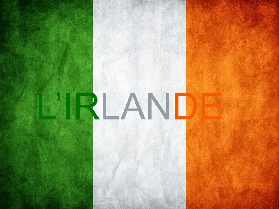 Classe de CM2. École Saint Louis des Français. Exposé. L'Irlande