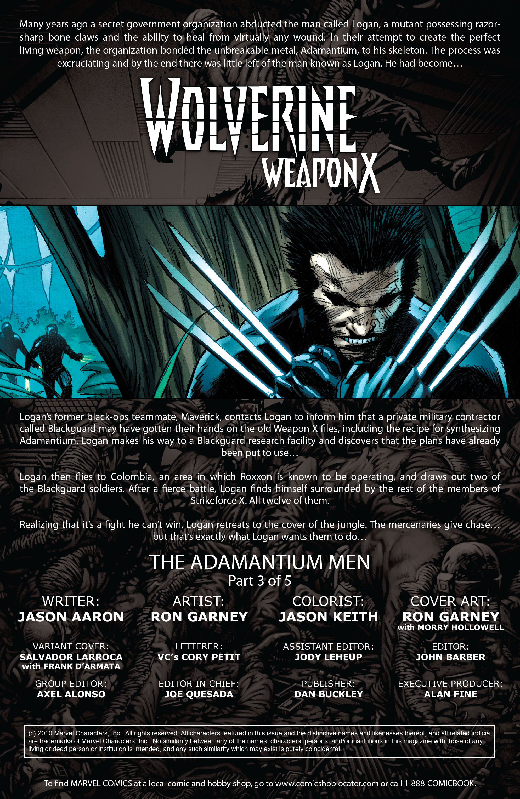 Read online Wolverine: Weapon X comic -  Issue #3 - 2