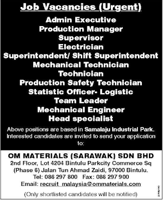 Om Materials Sarawak Sdn Bhd Facebook