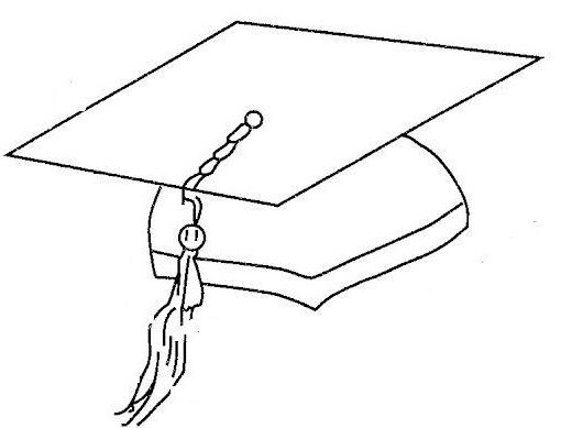 Como Dibujar Un Birrete Graduation Cap And Certificate Drawing