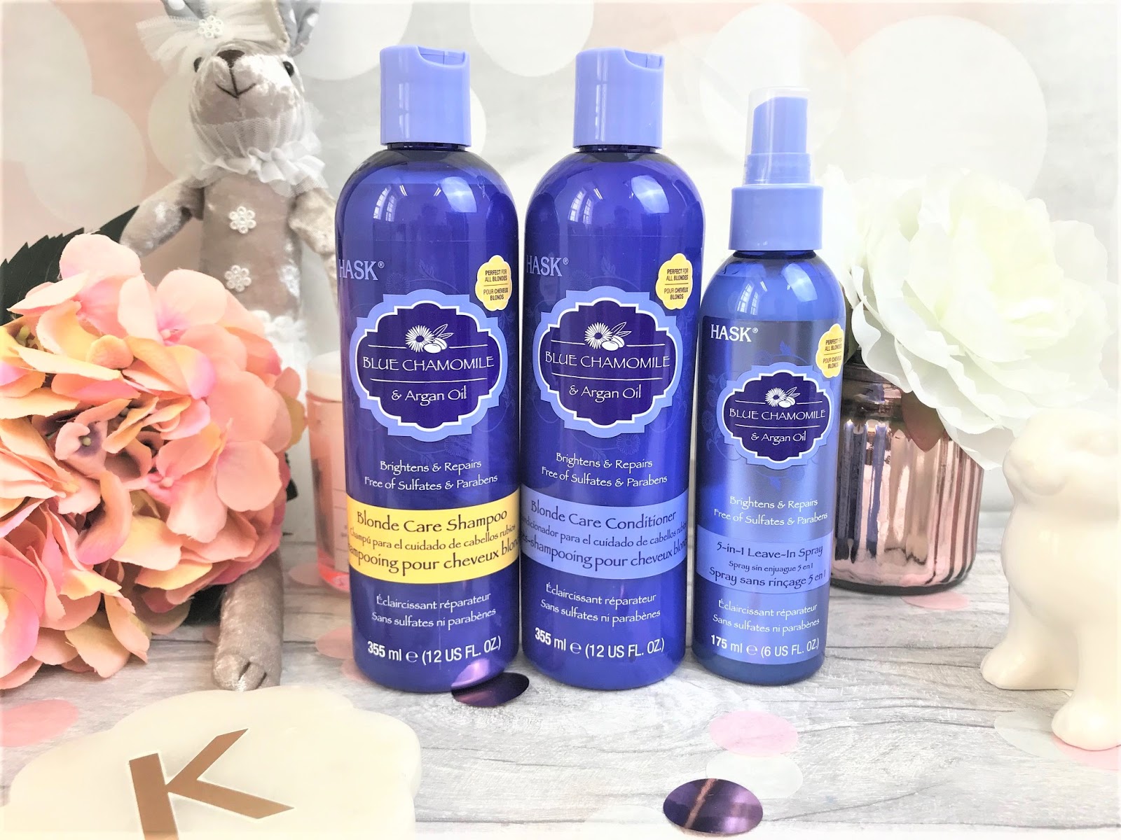 Kathryn S Loves Hask Blue Chamomile Argan Oil Hair Care Review