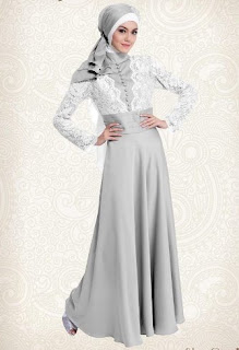 Dress muslim casual untuk pesta