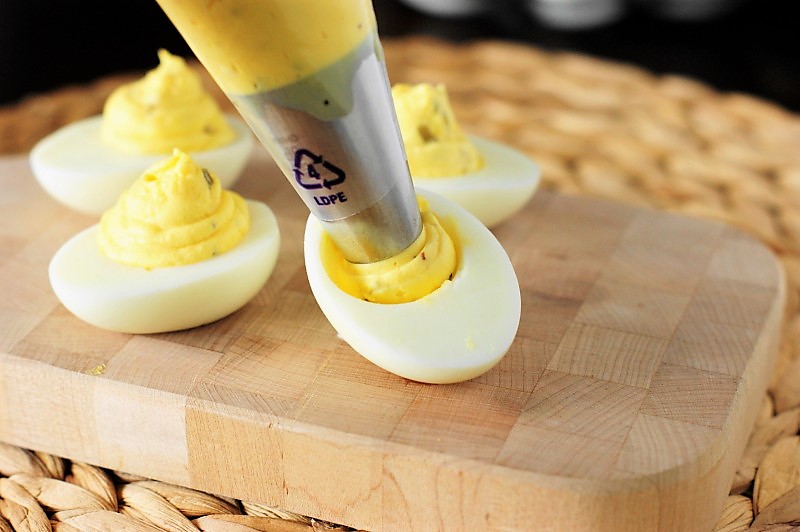 How to Make Deviled Eggs StepbyStep The Kitchen is My Playground