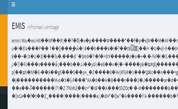 Cara Mengatasi Error Upload Data Emis Pendis