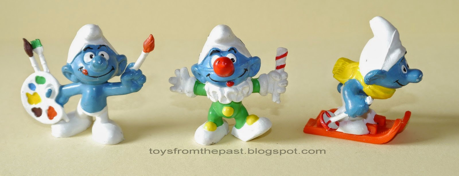 Toys from the Past: #543 SMURFS - VARIOUS FIGURES (1969, 1970, 1971, 1973, 1974, 1975, 1976
