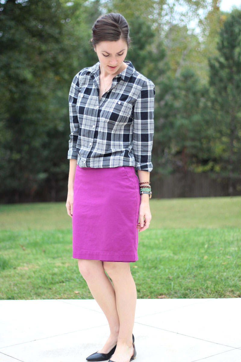 Style: Plaid Shirt and Baby Weight | The Cream to My Coffee