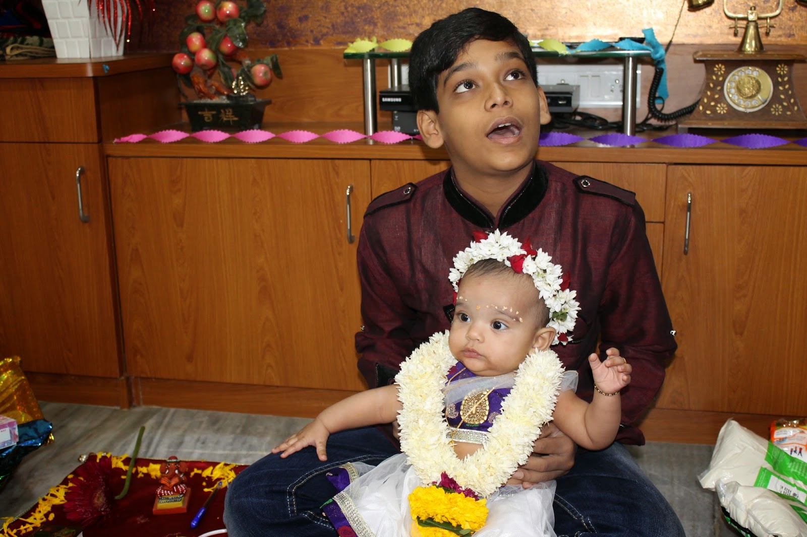 Annaprasan of My Daughter: Celebrating Annaprashan fr baby