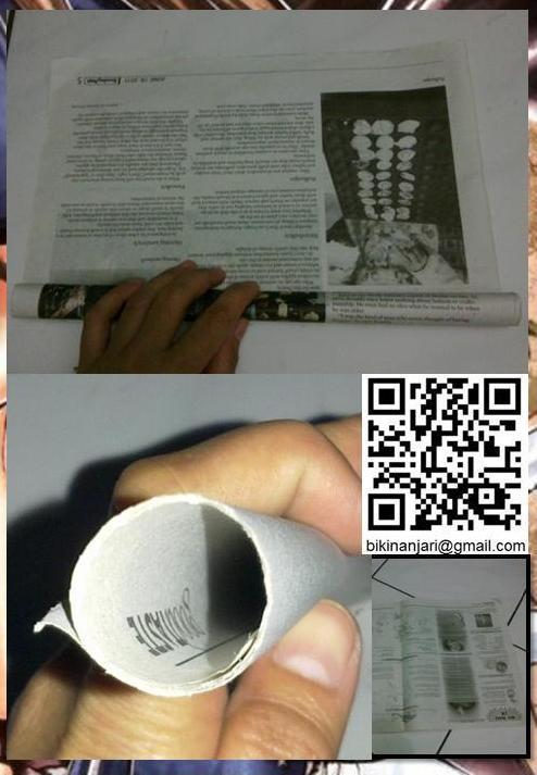 Yuk, Kita Bikin Bikin..: Cara Membuat Gulungan Koran